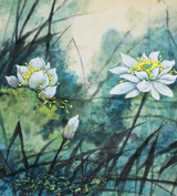 蘇繼海 《白荷》9800元